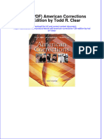 Ebook Download (Ebook PDF) American Corrections 12th Edition by Todd R. Clear All Chapter