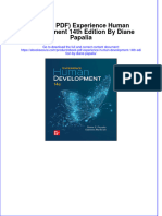 Ebook Download (Ebook PDF) Experience Human Development 14th Edition by Diane Papalia All Chapter