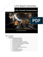 Safety Tips For Tunnel Construction