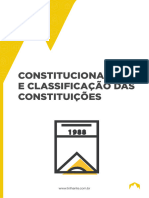 Constirucionalismo e Classificaã - Ã - o Das Constituiã - Ã - Es