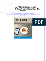 Ebook Download (Original PDF) GLOBAL 4 (With GLOBAL Online, 1 Term (6 Months) 4th Edition All Chapter