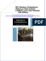 Ebook Download (Ebook PDF) Western Civilizations: Their History & Their Culture (Nineteenth Edition) (Vol. One-Volume) 19th Edition All Chapter