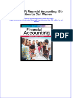 Ebook Download (Ebook PDF) Financial Accounting 15th Edition by Carl Warren All Chapter