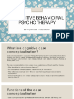 Cognitive Behavioral Psychotherapy 3