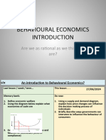 Behavioural Economics Introduction