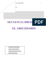 Secuencia Didáctica El Abecedario Alfa. Inicial