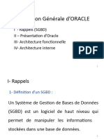 1 Présentation Oracle