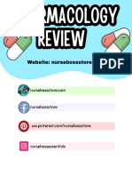 Freebie Pharmacology Review