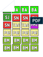 Student Visual Timetable Document in Colorful Lined Bold Style