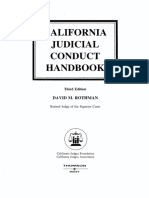 California Judicial Conduct Handbook Chapter 1: Purpose of The Handbook - Applicability of The Code of Judicial Ethics