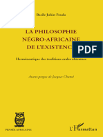 B.-J. Fouda - La Philosophie Négro-Africaine de L'existence - Col (AD)