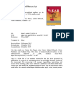 A Study On Slurry Erosion Behavior of High Chromium White Cast Iron (Mar 2017) ASME, J. Tribo., Vol. 139 (4), P. 041102-7