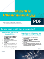 DISS Unit 3 Lesson 4 Hermeneutic Phenomenology