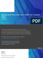 Beauty and Personal Care HalfYear Update 2022