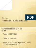 Literatura Latinoamericana I Cronología