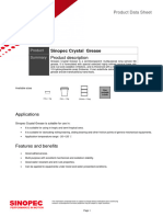 TDS Sinopec Crystal Grease