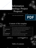 Information Technology Project Proposal by Slidesgo