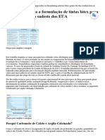 Abordagens para A Formulação de Tintas Látex para Interiores para o Sudeste Dos EUA