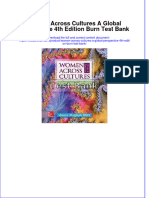 Full Download Women Across Cultures A Global Perspective 4th Edition Burn Test Bank All Chapter 2024 PDF