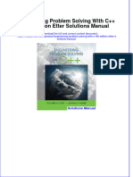 Full Download Engineering Problem Solving With C++ 4th Edition Etter Solutions Manual All Chapter 2024 PDF