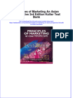 Full Download Principles of Marketing An Asian Perspective 3rd Edition Kotler Test Bank All Chapter 2024 PDF