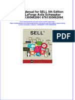 Solution Manual For Sell 5Th Edition Ingram Laforge Avila Schwepker Williams 1305662091 9781305662094