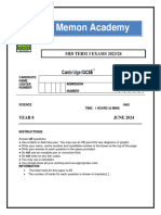 Memon Academy: MID TERM 3 EXAMS 2023/24