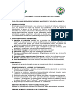 Guía de Consejería Sobre Violencia y Seguridad.