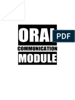 OralCommunication Module