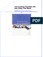 Financial Accounting Canadian 4th Edition Libby Test Bank All Chapters