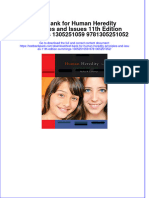 The Download Test Bank For Human Heredity Principles and Issues 11th Edition Cummings 1305251059 9781305251052 Full Chapter New 2024