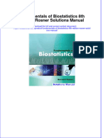 Full Download Fundamentals of Biostatistics 8th Edition Rosner Solutions Manual All Chapter 2024 PDF