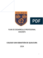 Plan Desarrollo Docente SSQ 2024