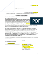 Bonded Bill of Exchange Template