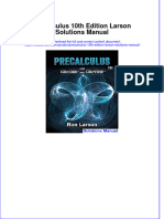 Full Download Precalculus 10th Edition Larson Solutions Manual All Chapter 2024 PDF