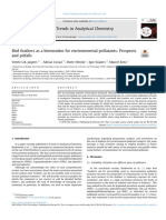 Bird Feathers As A Biomonitor For Environmental Pollutants Prospects