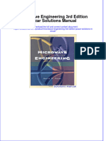 Microwave Engineering 3rd Edition Pozar Solutions Manual All Chapters