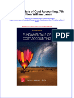 Fundamentals of Cost Accounting, 7th Edition William Lanen Full Chapter Instant Download