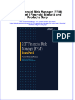 Full Download 2017 Financial Risk Manager (FRM) Exam Part I Financial Markets and Products Garp File PDF All Chapter On 2024