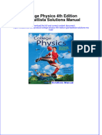 Full Download College Physics 4th Edition Giambattista Solutions Manual All Chapter 2024 PDF