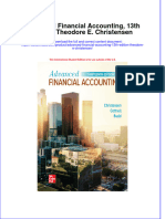 Advanced Financial Accounting, 13th Edition Theodore E. Christensen Full Chapter Instant Download