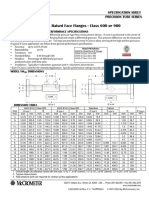 ANSI B16.5 Weld Neck, Raised Face Flanges - Class 600 or 900