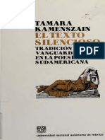 Kamenszain Tamara, El Texto Silencioso - 1947-2021.c