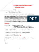 1.6 Integrales Indefinidas. F # 22 y 23