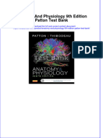 (Download PDF) Anatomy and Physiology 9th Edition Patton Test Bank Full Chapter