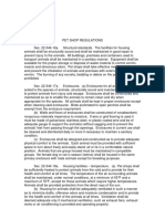 Regulations Petshop PDF