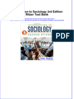 (Download PDF) Introduction To Sociology 3rd Edition Ritzer Test Bank Full Chapter