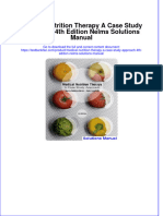 Instant Download PDF Medical Nutrition Therapy A Case Study Approach 4th Edition Nelms Solutions Manual Full Chapter