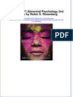 Full Download PDF of (Ebook PDF) Abnormal Psychology 2nd Edition by Robin S. Rosenberg All Chapter