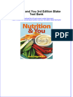 (Download PDF) Nutrition and You 3rd Edition Blake Test Bank Full Chapter